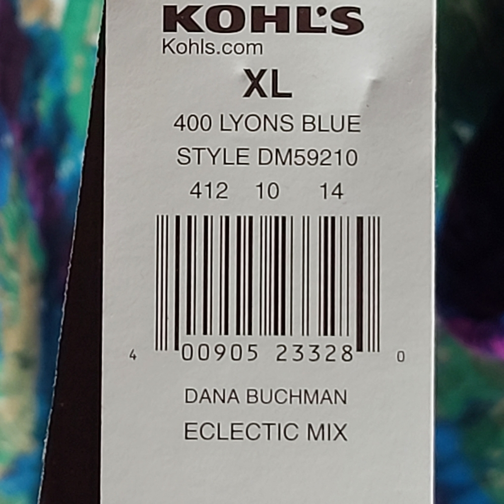 DANA BUCHMAN NWT X-LARGE BEADED BLOUSE VINTAGE - Picture 6 of 7